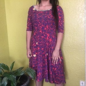Lularoe Nicole Dress Size Large Limited Edition